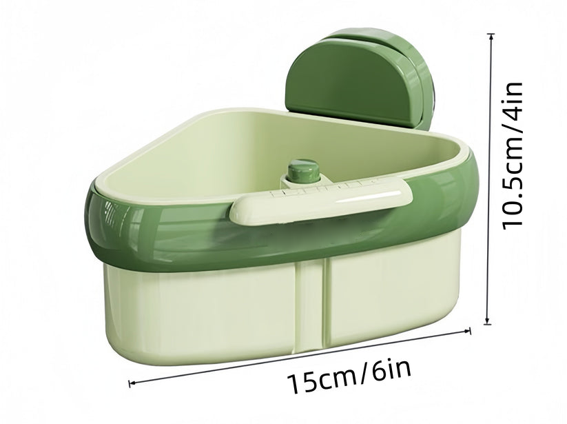 Suction Cup Sink Corner Rack