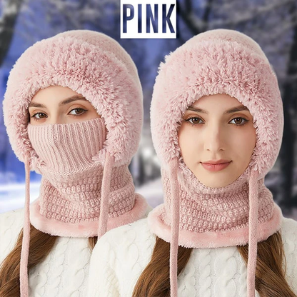 4-in-1 Full-Covering Winter Beanie Hat