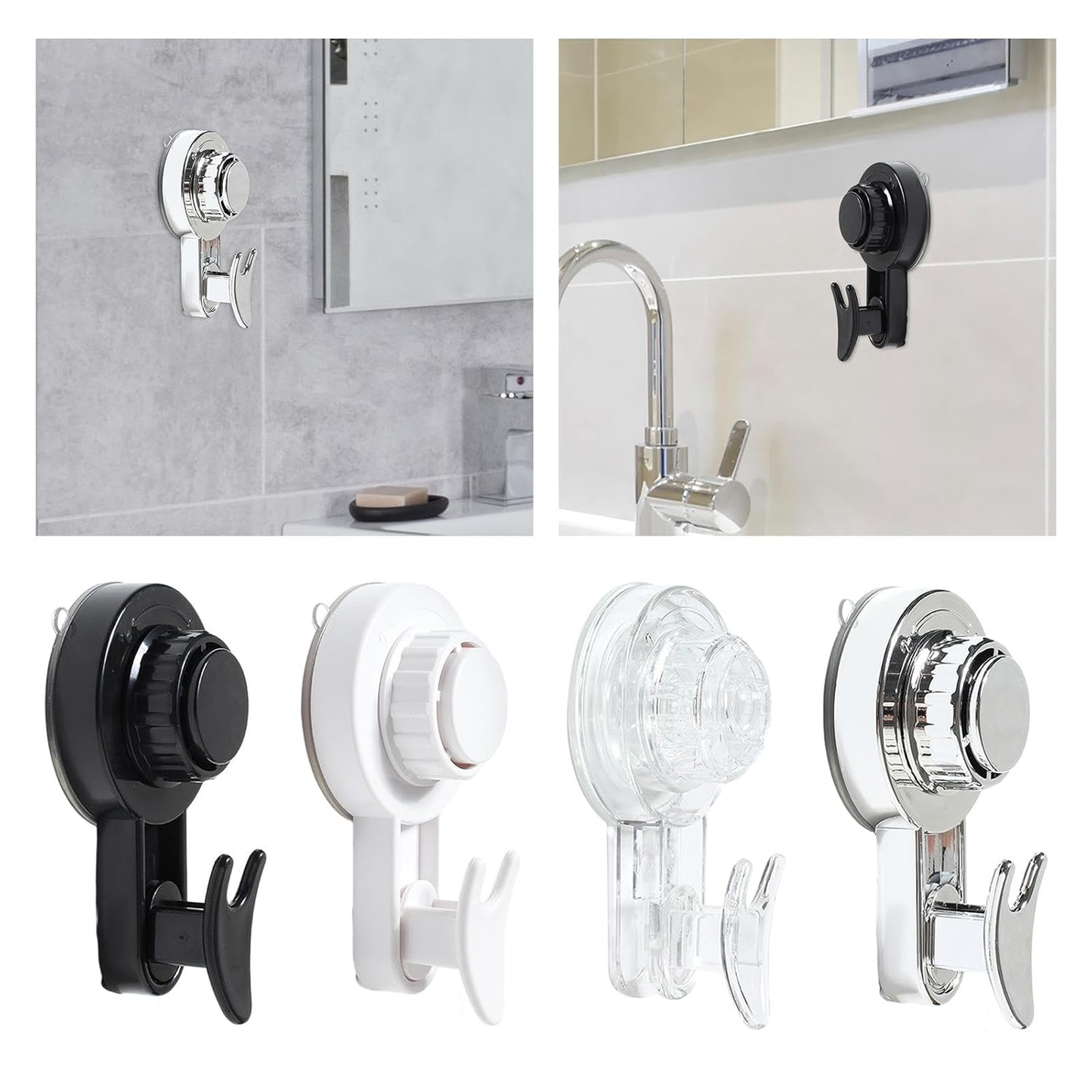 Vacuum Rotating Suction Cup Hooks