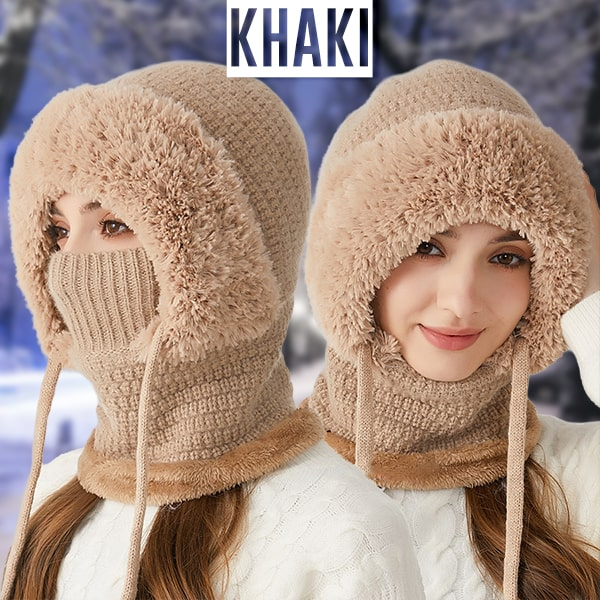 4-in-1 Full-Covering Winter Beanie Hat