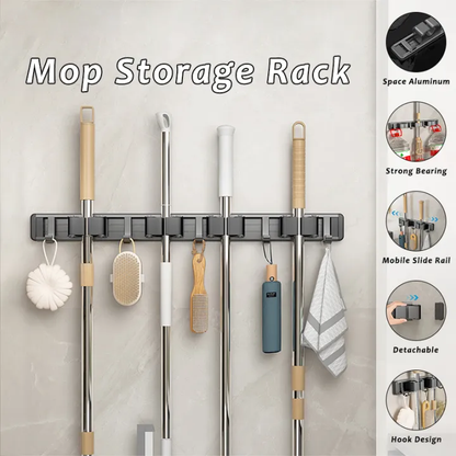 Mop Broom Holder Rack