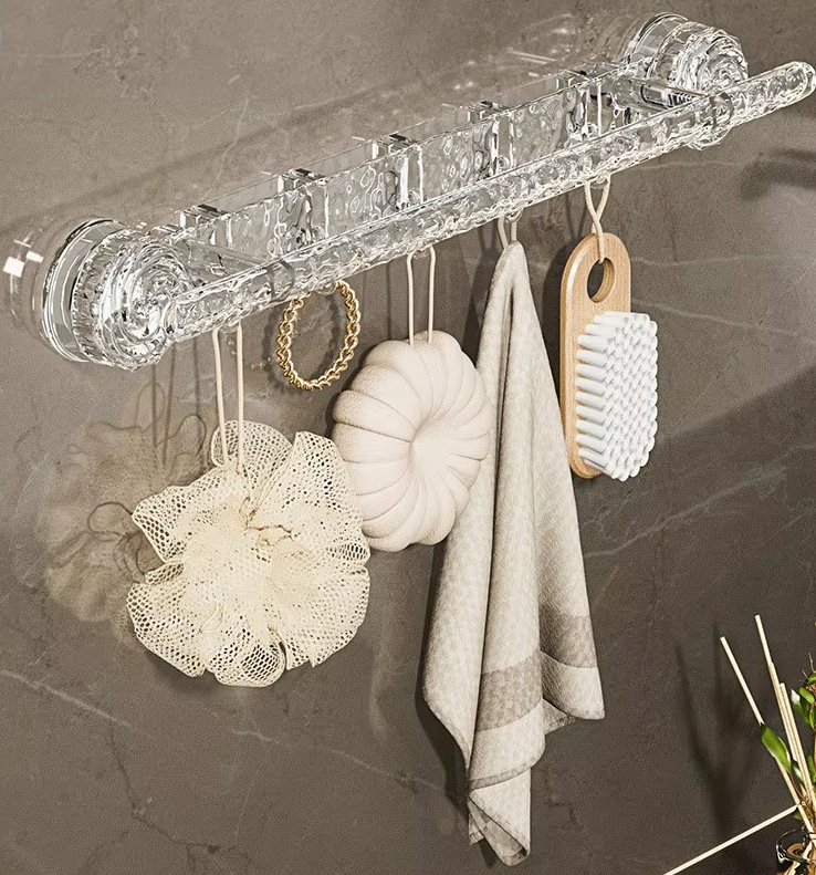 No-Drill Towel Rack