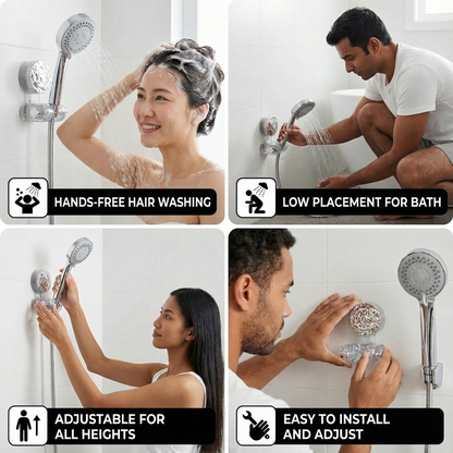Movable Shower Head Holder