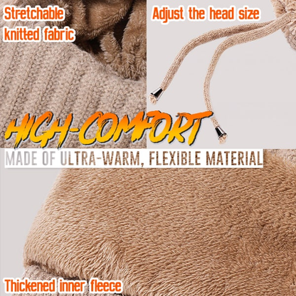 4-in-1 Full-Covering Winter Beanie Hat
