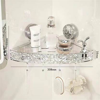 No-Drill Clear Wall Caddy