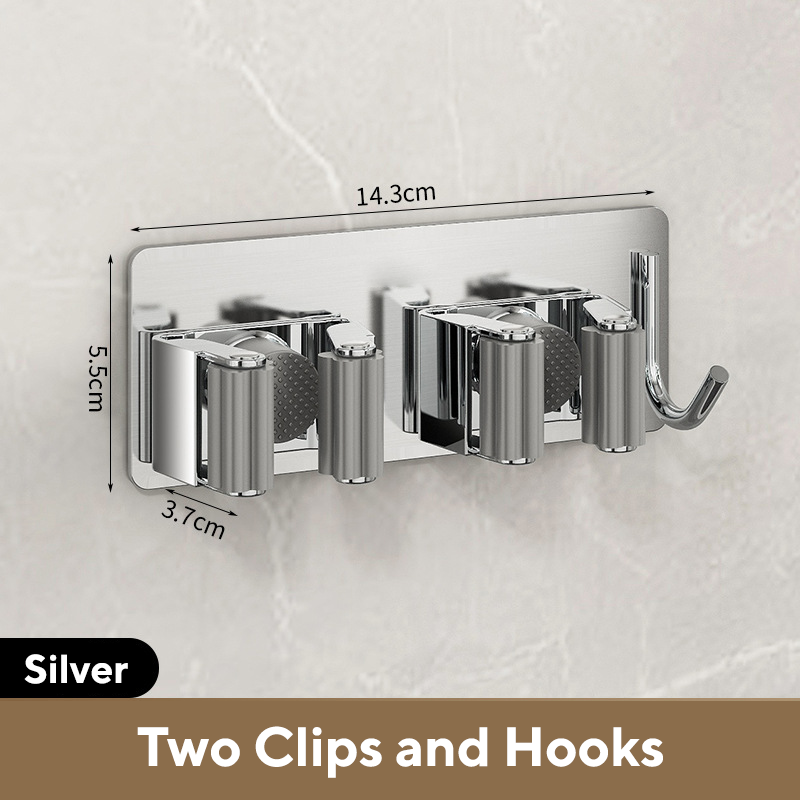 Metal Broom & Mop Holder